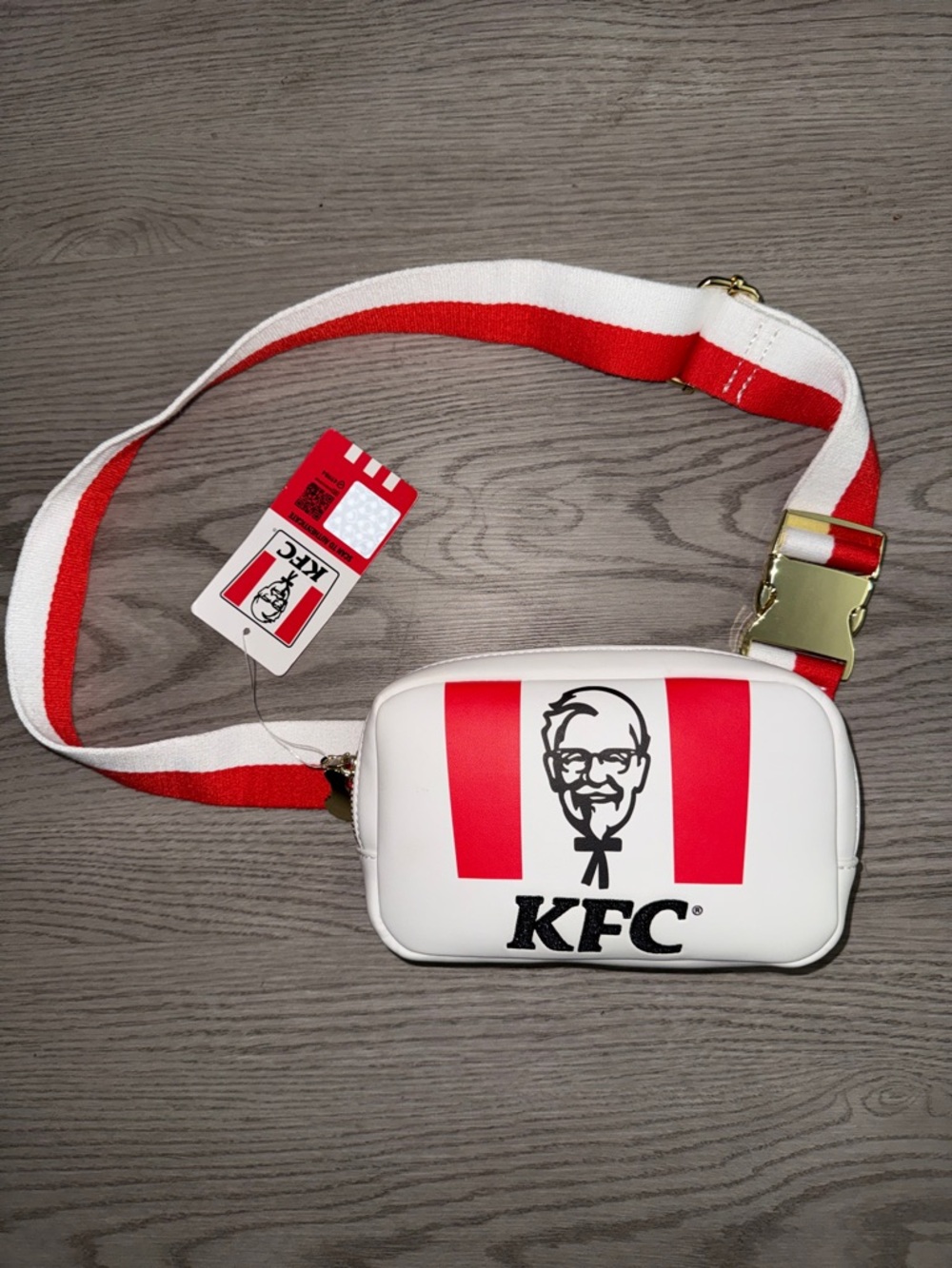 KFC Logo Crossbody Bag - White & Red